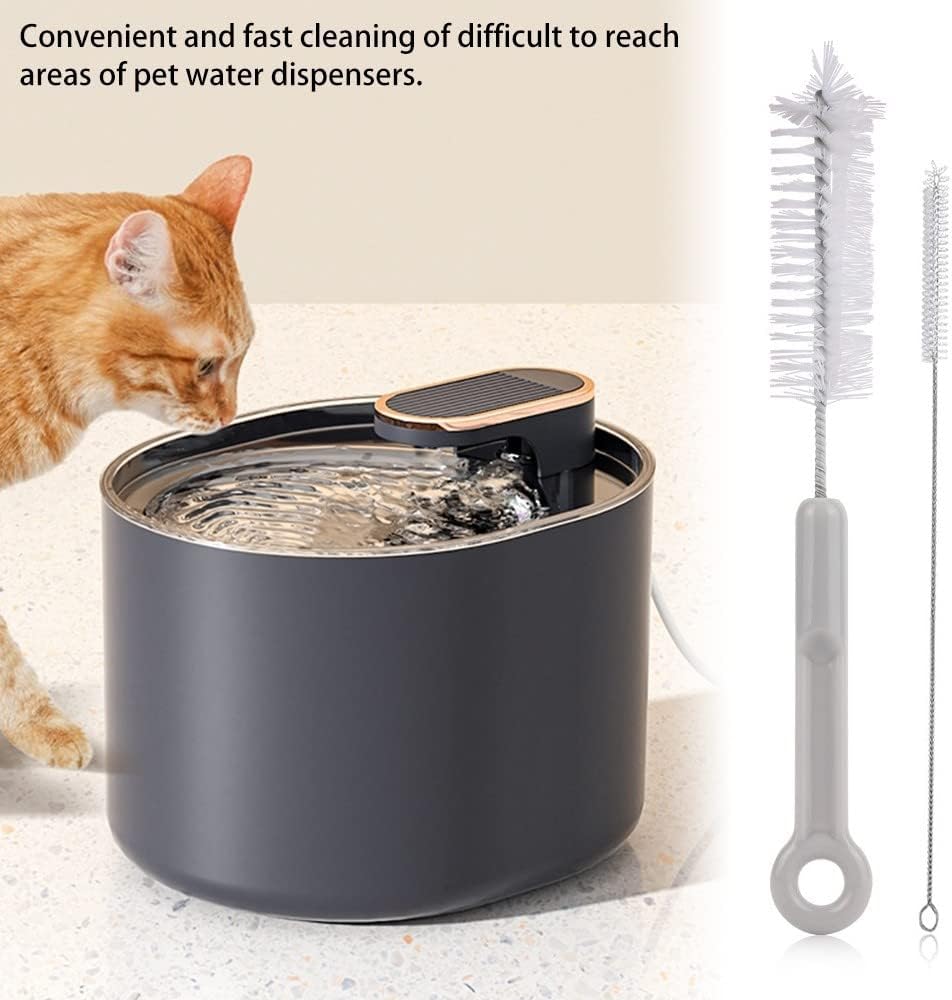 3PCS Cat Water Fountain Brushes & Sponge, Pet Drinking Dispenser Cleaning Kit for Pet Dog Cat Water Fountain Feeder Cup Bowl