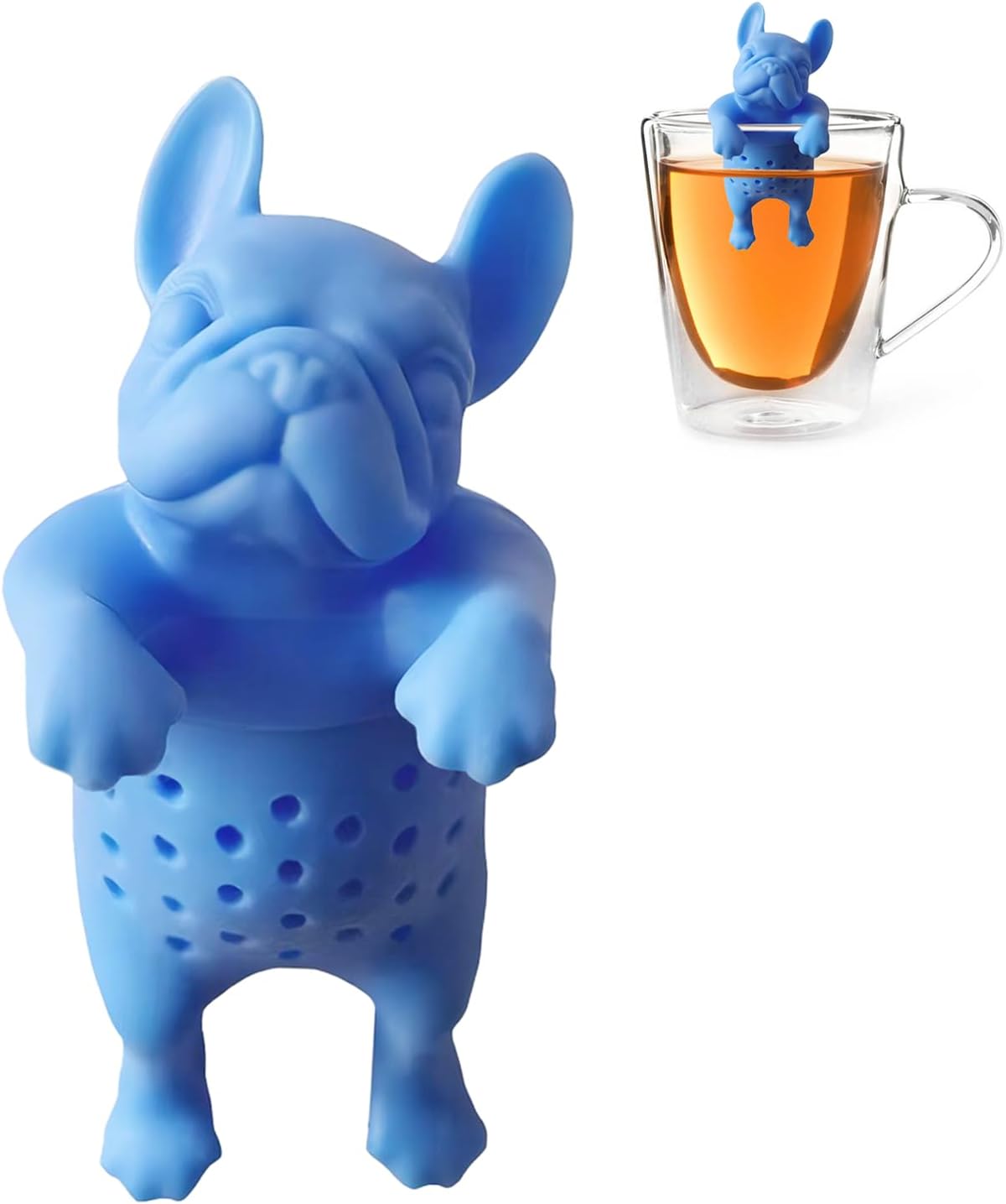 Cute Tea Infuser, Kitchenware Silicone tea strainer, Reusable Tea Diffuser Filter is made of food grade silicone for brewing loose leaf tea or coffee Cute tea infusers Gift Set