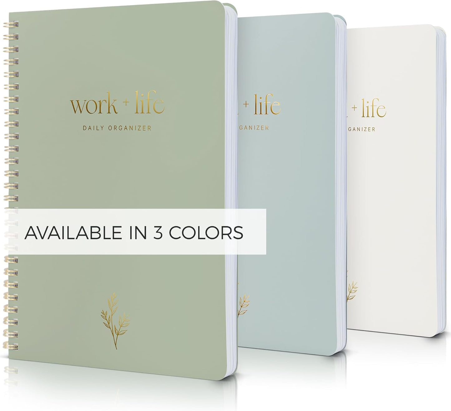 Beautiful Daily Planner and To Do List Notebook For Work And Life - The Perfect Undated Planner to Easily Organize Tasks and Appointments - Stylish Office and School Supplies for Women
