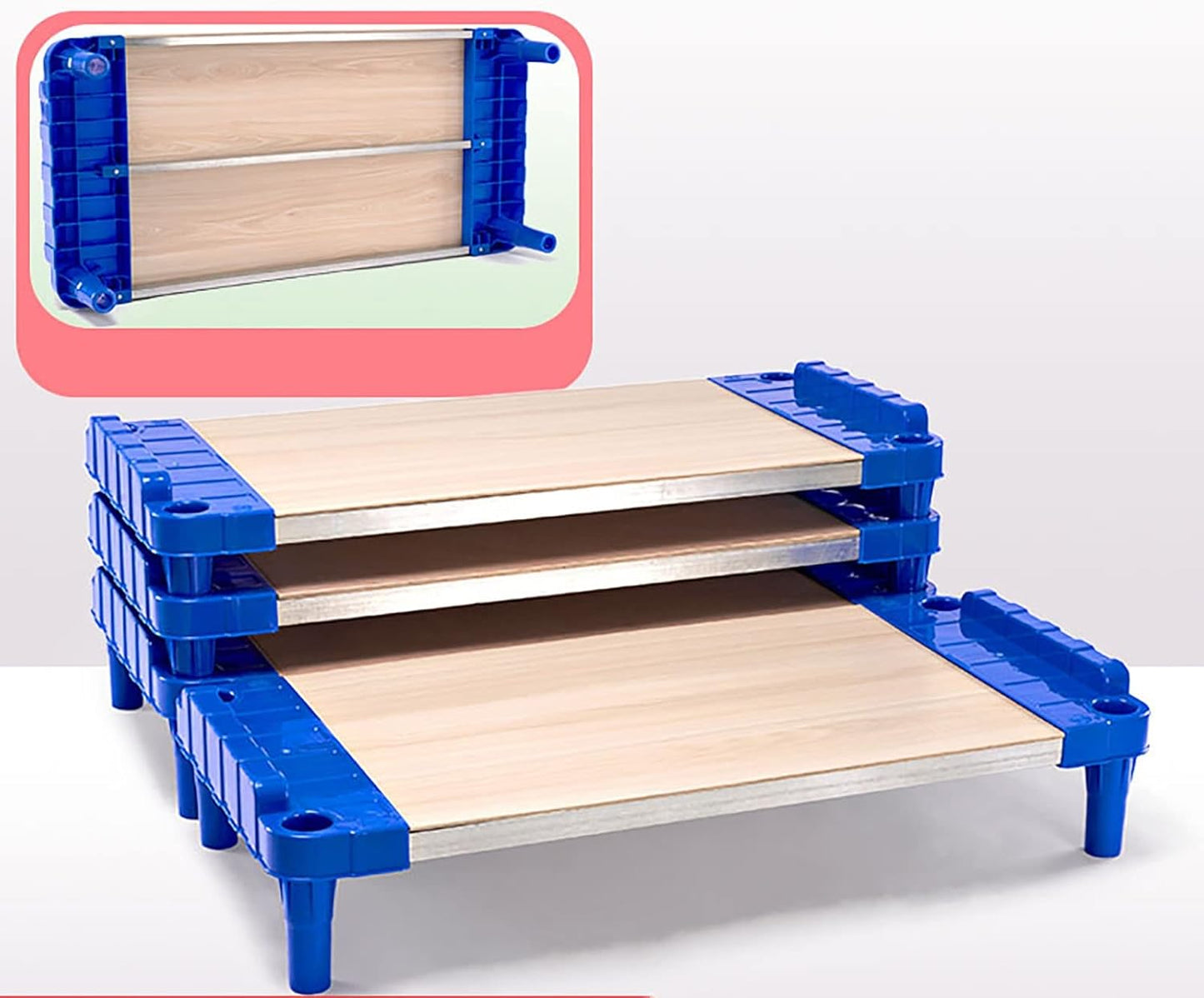 Heavy Duty Wooden Orthopedic Joint Relief Dog Bed, Large Elevated Older Dogs Sofa with Plastic Legs, for Pets Within 40 Kg / 88 Lbs