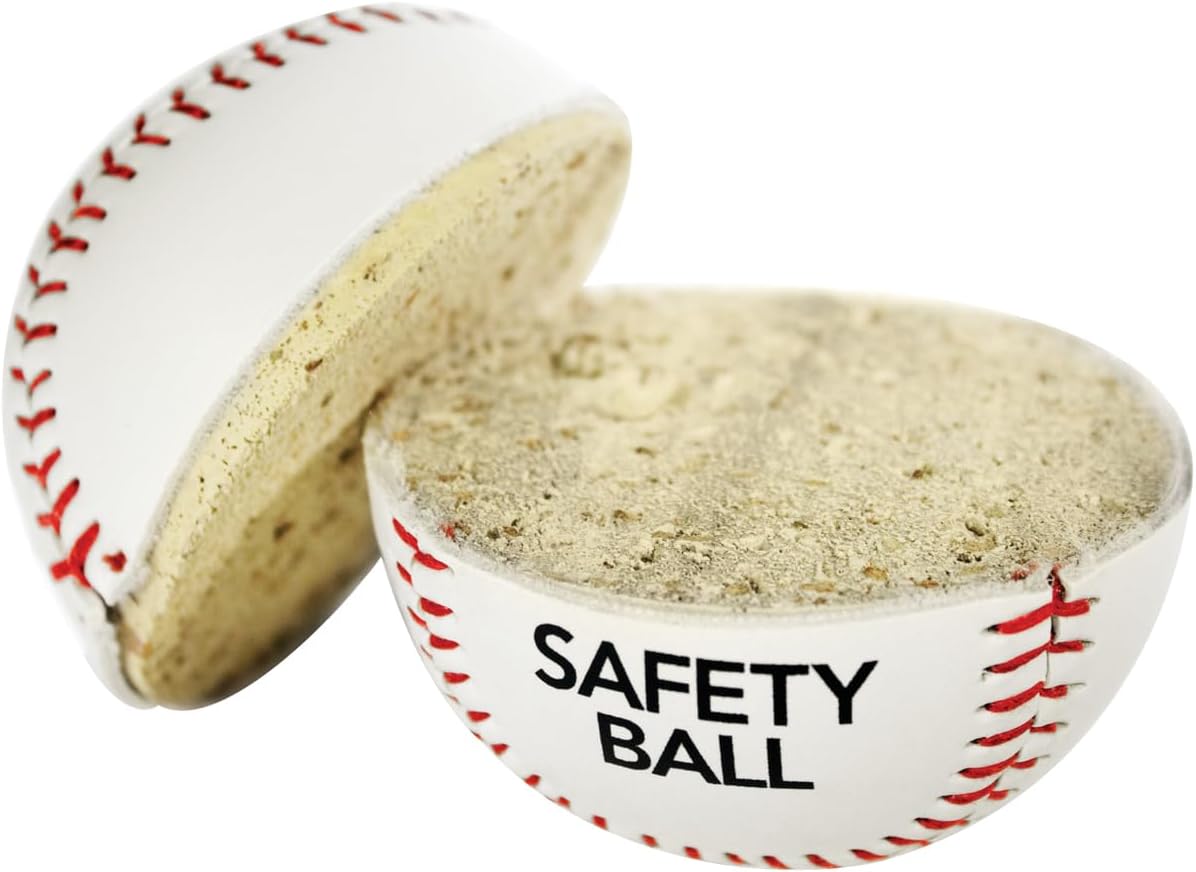 SKLZ Soft Cushioned Safety Baseballs, 2 Pack, White Pearl