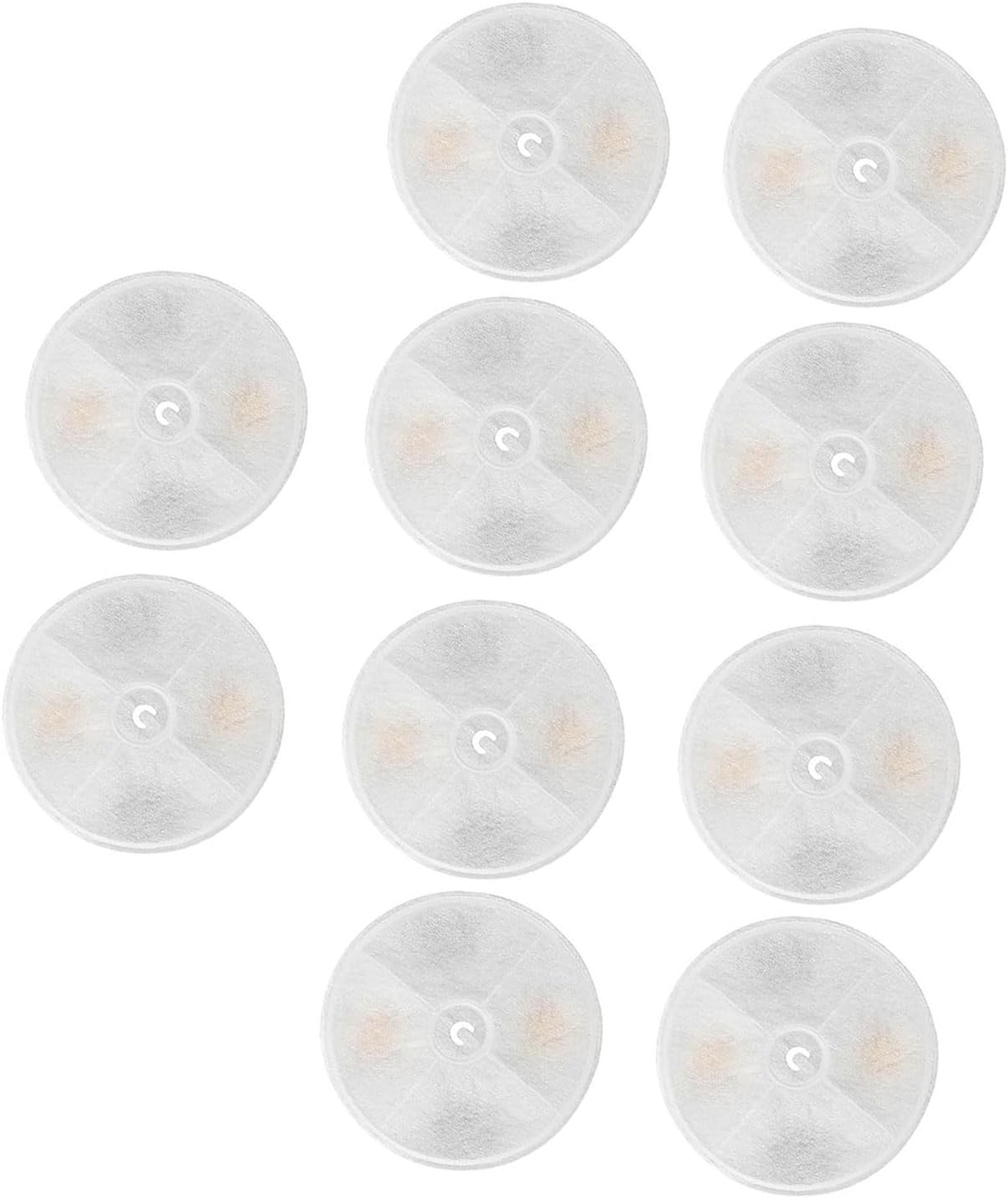 1pc / 5pcs / 10pcs Drinking Fountain for Pet Water Supplies Replace Filter Activated Carbon Drinking Pet Fountain Filter Replacement Cotton Pet Fountain Filter Replacement Round Pet Fountain Filter