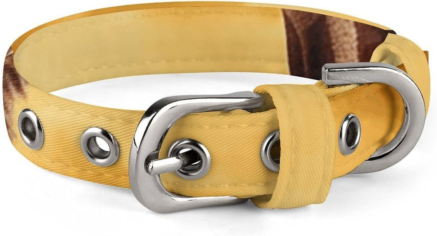 Giraffe and Sunflower Dog Collar with Buckle Adjustable Martingale Pet Collars Cute Female Male Puppy Collar Soft Waterproof Cat Collars for Small Medium Dogs