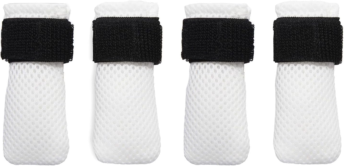 4Pcs Dog Socks Feet Covers Protective Dogs Shoes Booties with Adjustable Sticker Dogs Feet Covers Paws Hardwoods Floor Dog