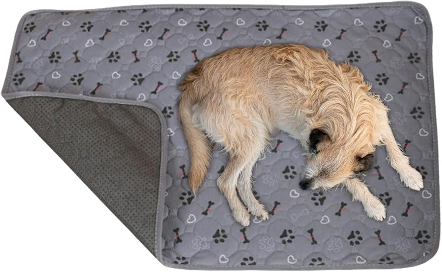 Pet Pad, Puppy Pee Pads, Non‑Slip Absorbent Fast‑Drying Washable Mat with Multi‑Layer Protection, Reusable Design for Homes Clinics Cars Travel and Daily Convenience for Pets and Owners