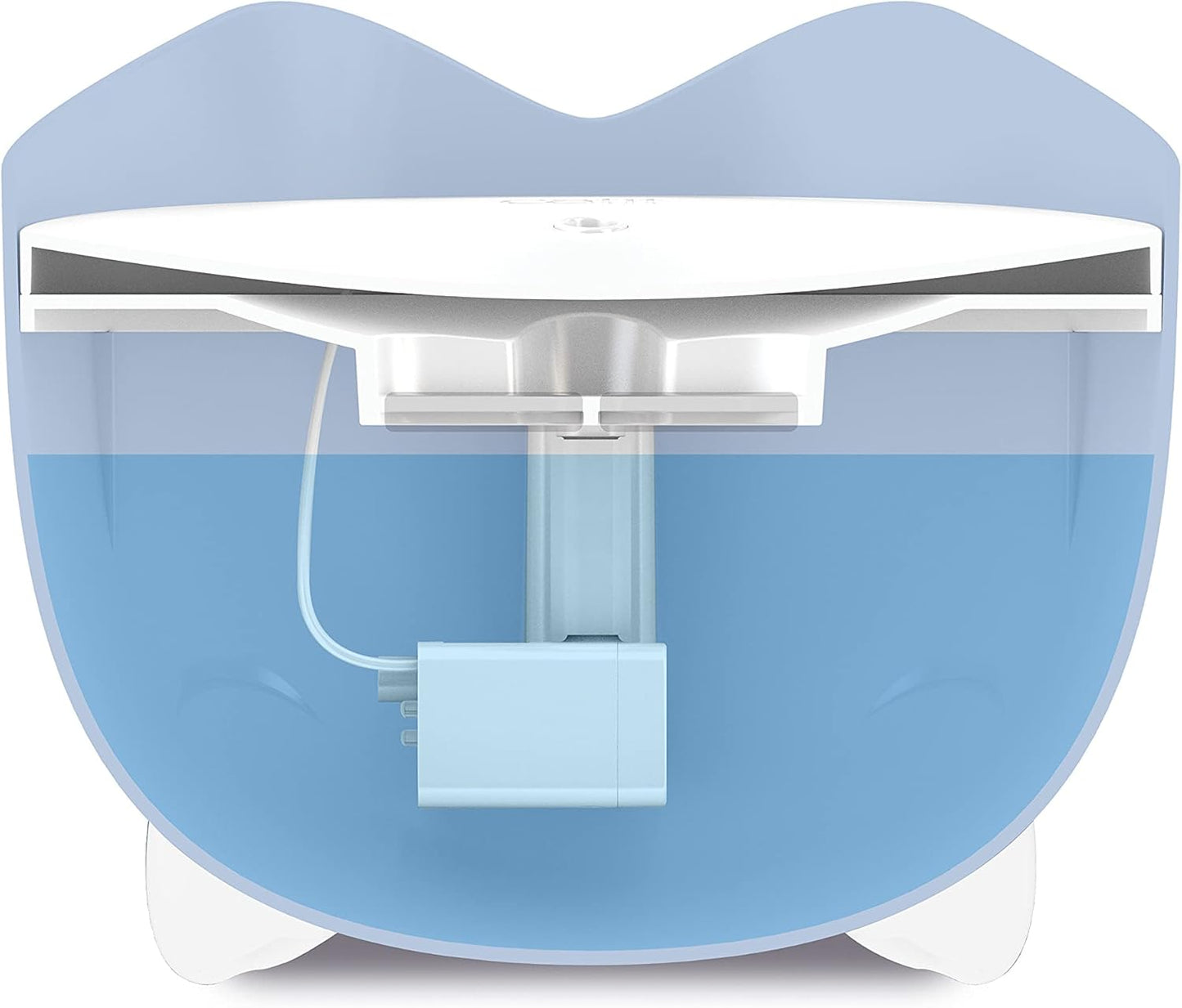 Catit PIXI Drinking Fountain – Cat Water Fountain with Triple Filter and Ergonomic Drinking Options, Blue