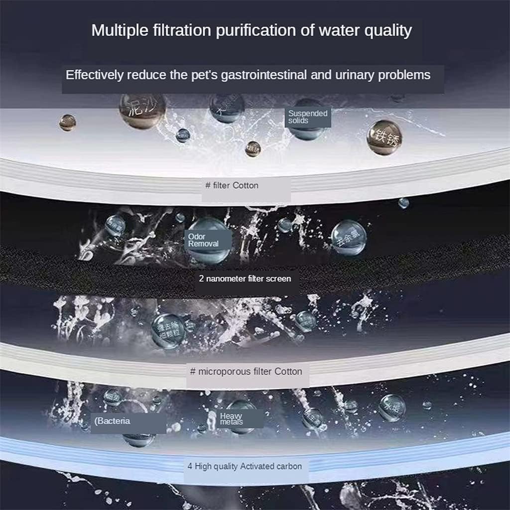 Cats Automatic Water Fountain Healthy and Hygienic Pet Drinking Bowl Super Quiet Flower Electric Water Feeding Anti Dry Design