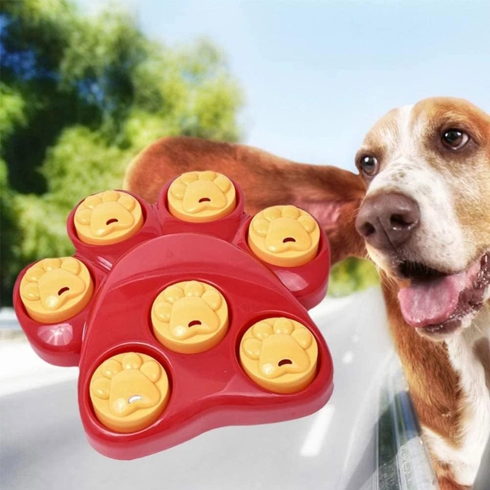 Pet Puzzle Toy IQ Treat Bowl, 2in1 Puppy Toys and Slow Food Bowl, Pet Intelligence Toys (Color : A, Size : 255cm)