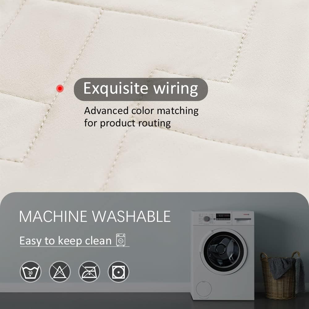 fuguitex Waterproof Dog Bed Cover Couch Cover for Pet Anti-Slip Cat Mat Pet Pad Blanket for Sofa Chair Recliner Bed Furniture Protrctor