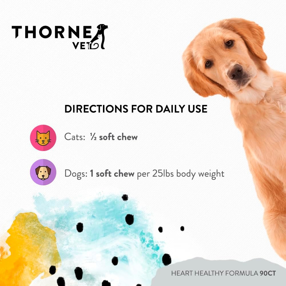 ThorneVet Heart Health Formula and Joint Support Formula Soft Chews Bundle