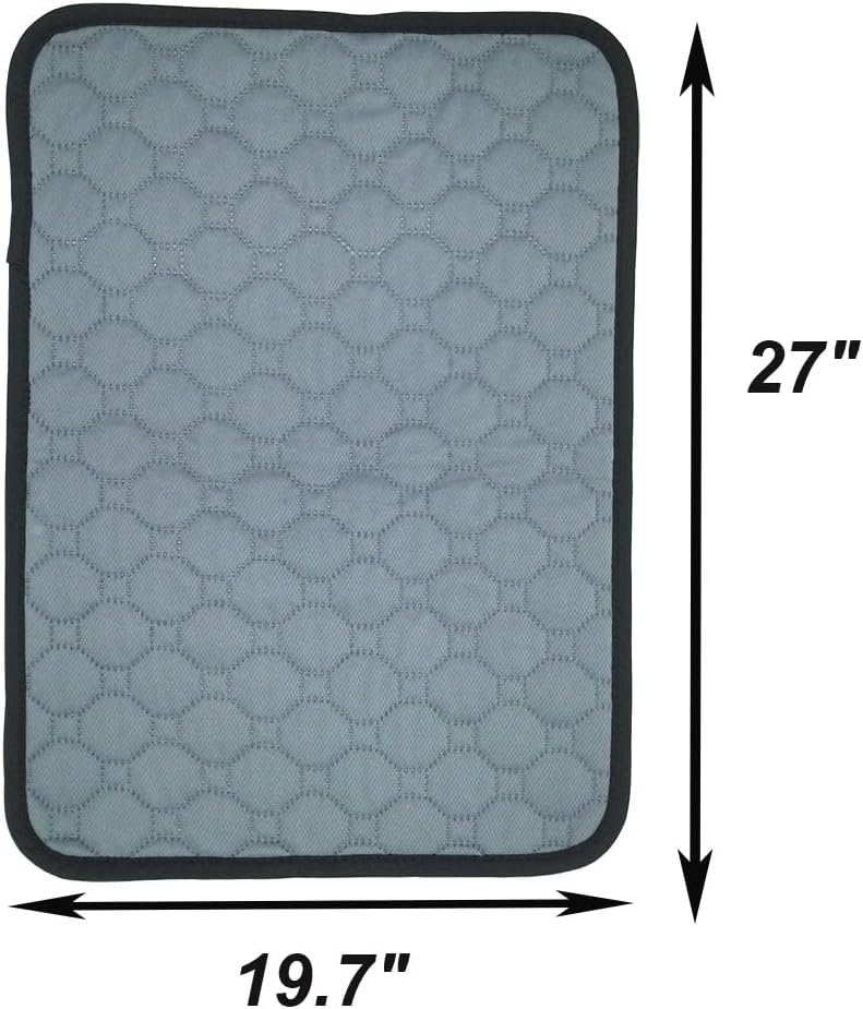 Shelltech 2 Pack Guinea Pig Cage Liners, Washable Guinea Pig Pee Pads Reusable Absorbent Bedding Non Slip Pads for Small Animals Hamsters Chinchillas Rats (19.7 " × 27")