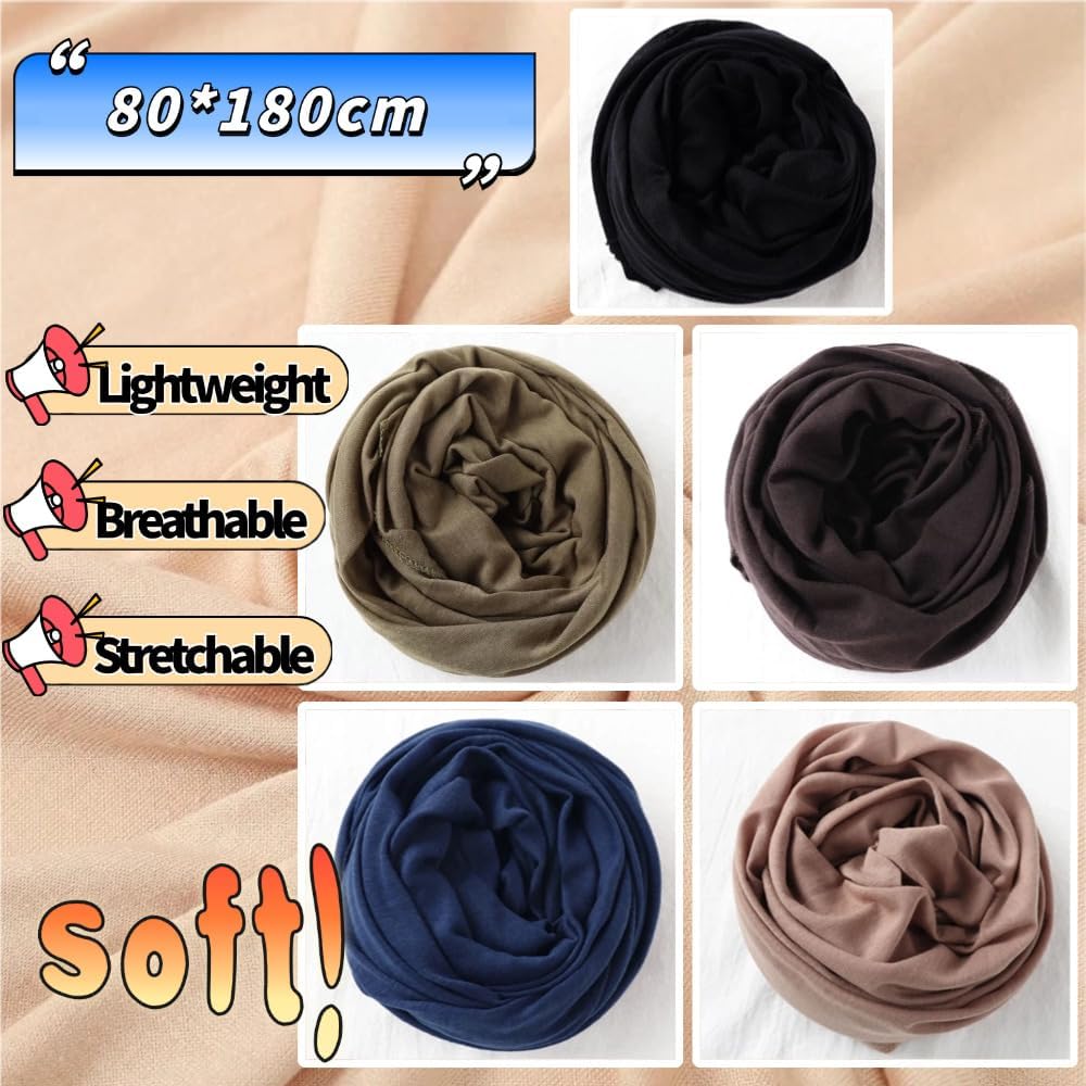 Head Wraps for Black Women Breathable Headwraps Scarf Long Hair Wraps Soft Wide Headbands Headscarves for Locs