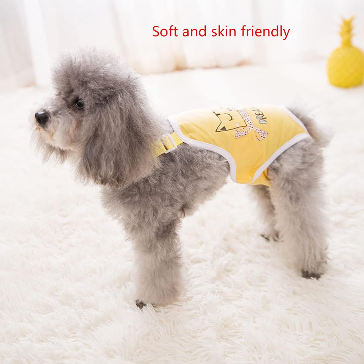Dog Diaper Pads Inserts Fit Most Female and Male Washable and Disposable Diapers and Belly Bands 30 Pieces Liners Pads Disposable Female Male Pet Pad Small