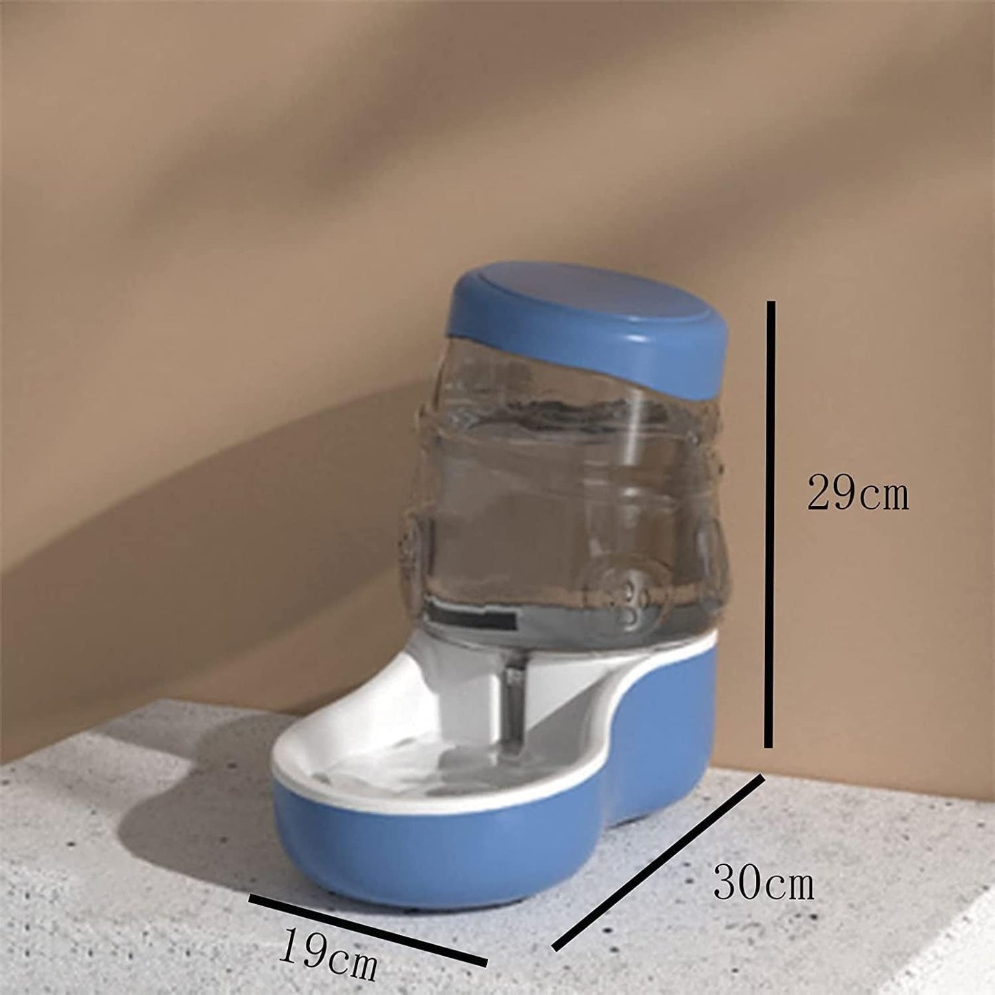 Fountain Automatic Feeder,Gravity Pet Food Feeder and Water Dispensers, 3.8L Feeder and Automatic Pet Water Dispenser for Small Large Pets Pet Water Dispenser (Size : Feeders) (Water dispensers)