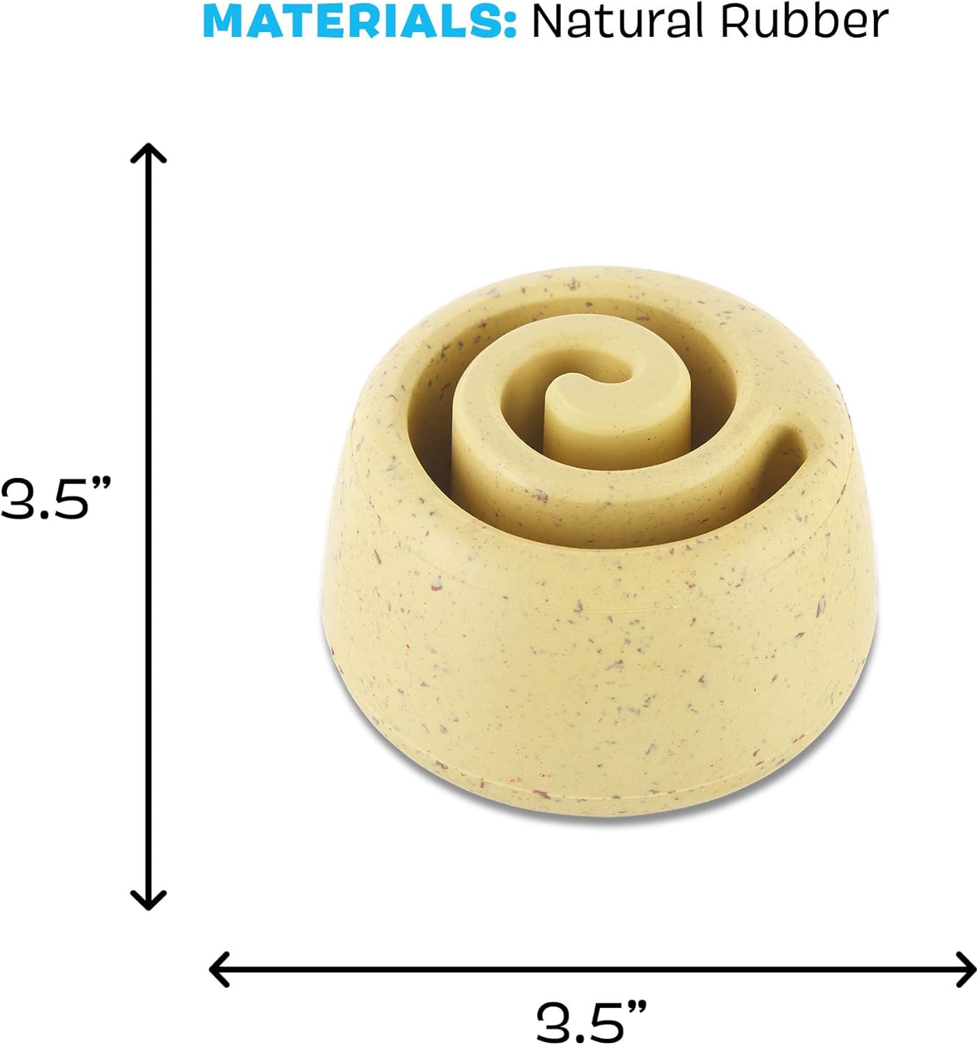 Barkbox Super Chewer Cinamutt Roll Treat Dispensing Toy for Dogs and Puppies, Medium and Large Dogs