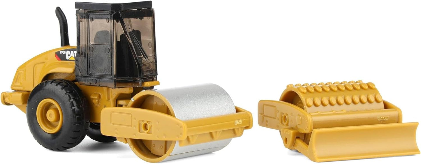 Diecast Masters 1/87 CAT 9CS56 Roller with Interchangeable Front Attachment 84662CS