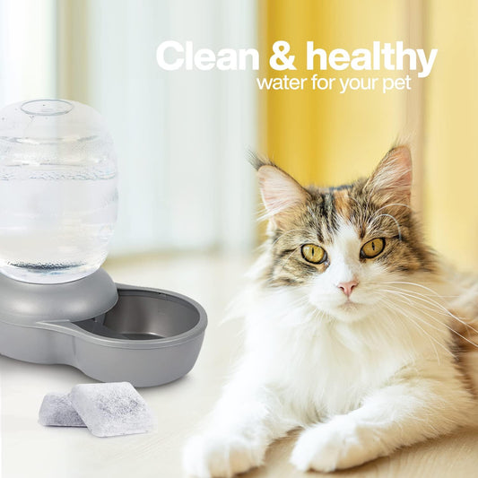 Pack of 24 Replacement Filters Compatible with Petmate Mason, Petmate Replendish, Mason Gravity Pet Fountains - Dog/Cat Water Fountain Dispenser Filters
