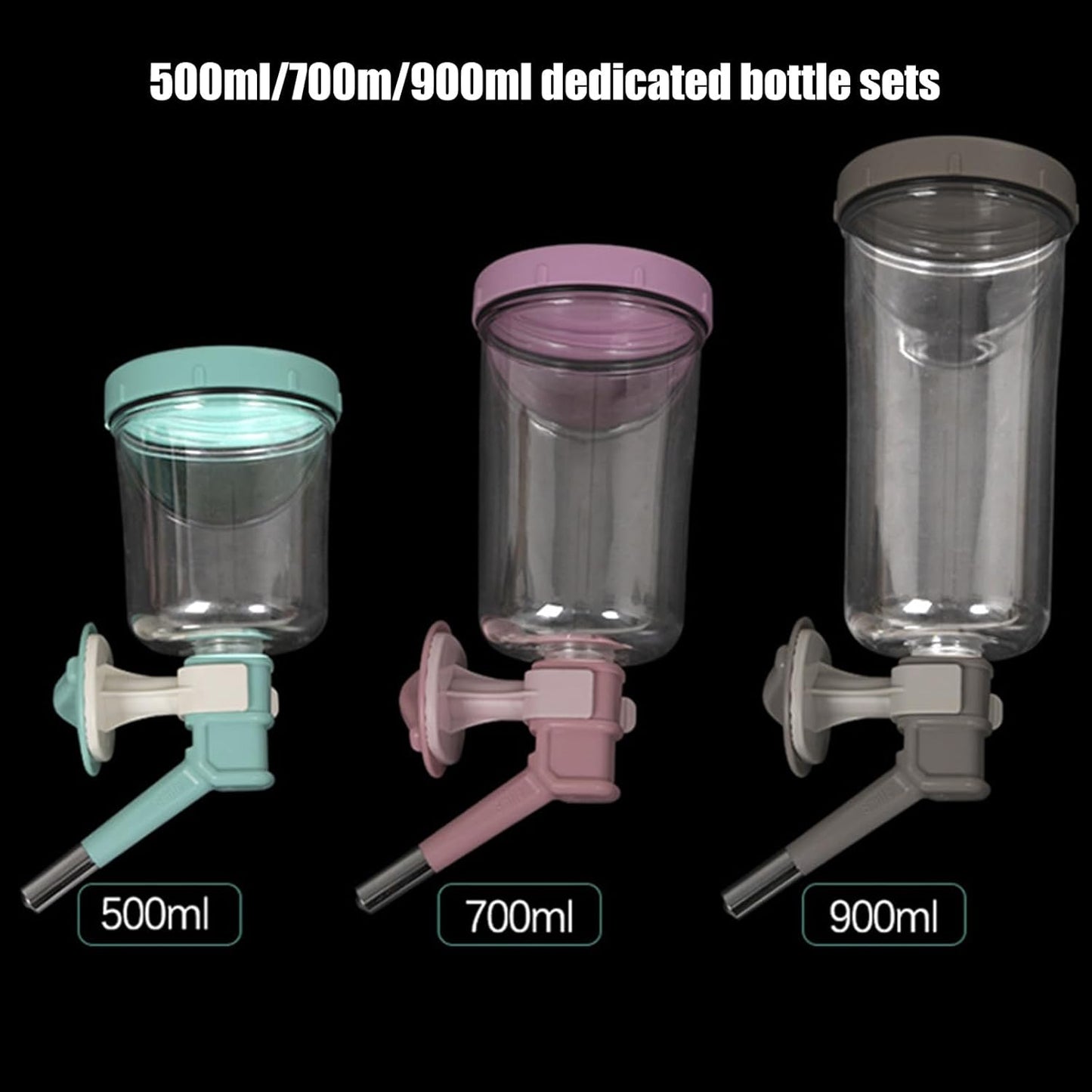 Automatic Flows Control Pet Drinking Fountain with Leakproof Spout Hanging Cage Water Feeder for Small Dog Cats Watering Leakproof Dog Water Dispenser