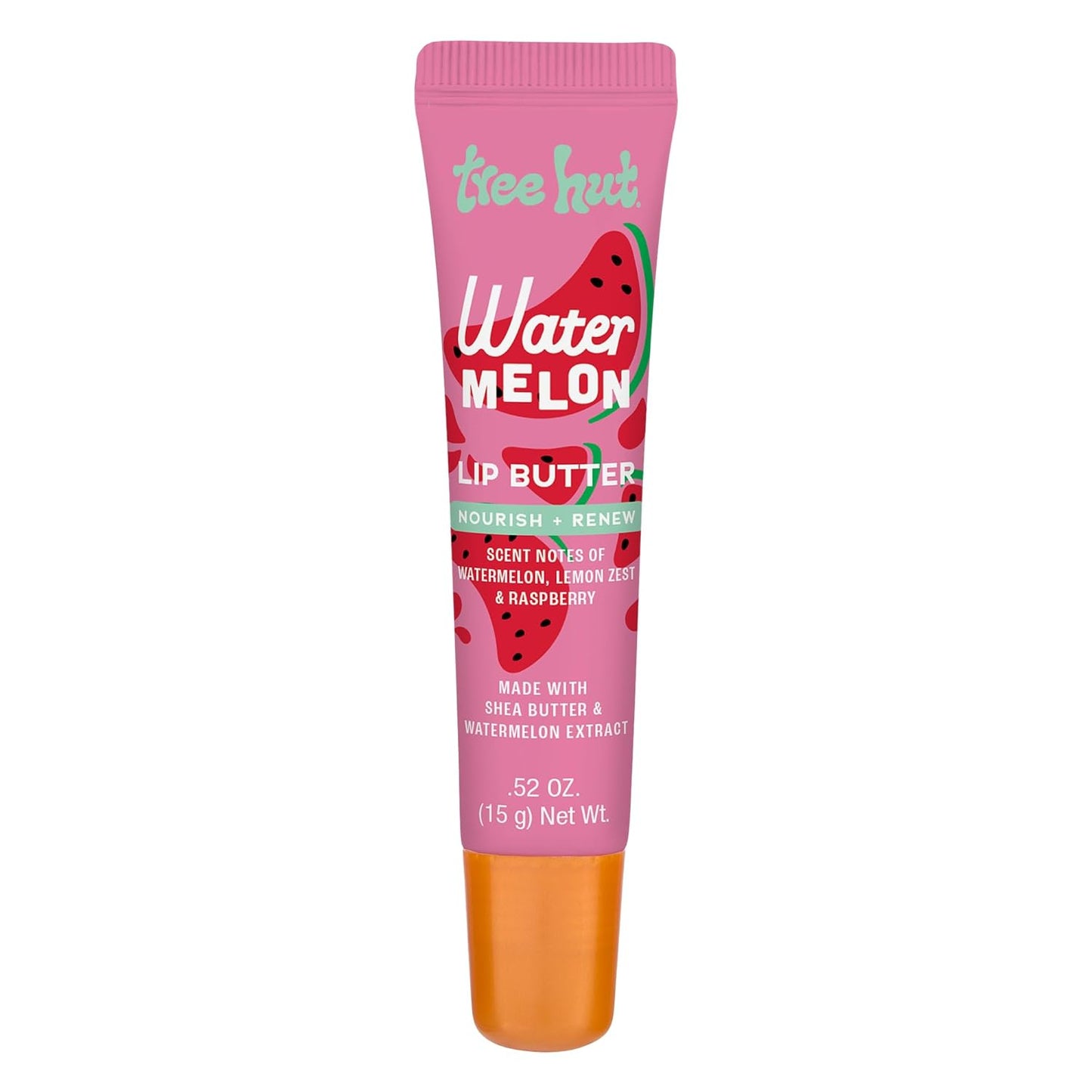 Tree Hut Watermelon Sugarlips Lip Butter, Easter Gifts for Women, Hydrating Lip Care to Lock in Moisture & Nourish Lips, Smooth & Soft Finish, 0.52 fl oz
