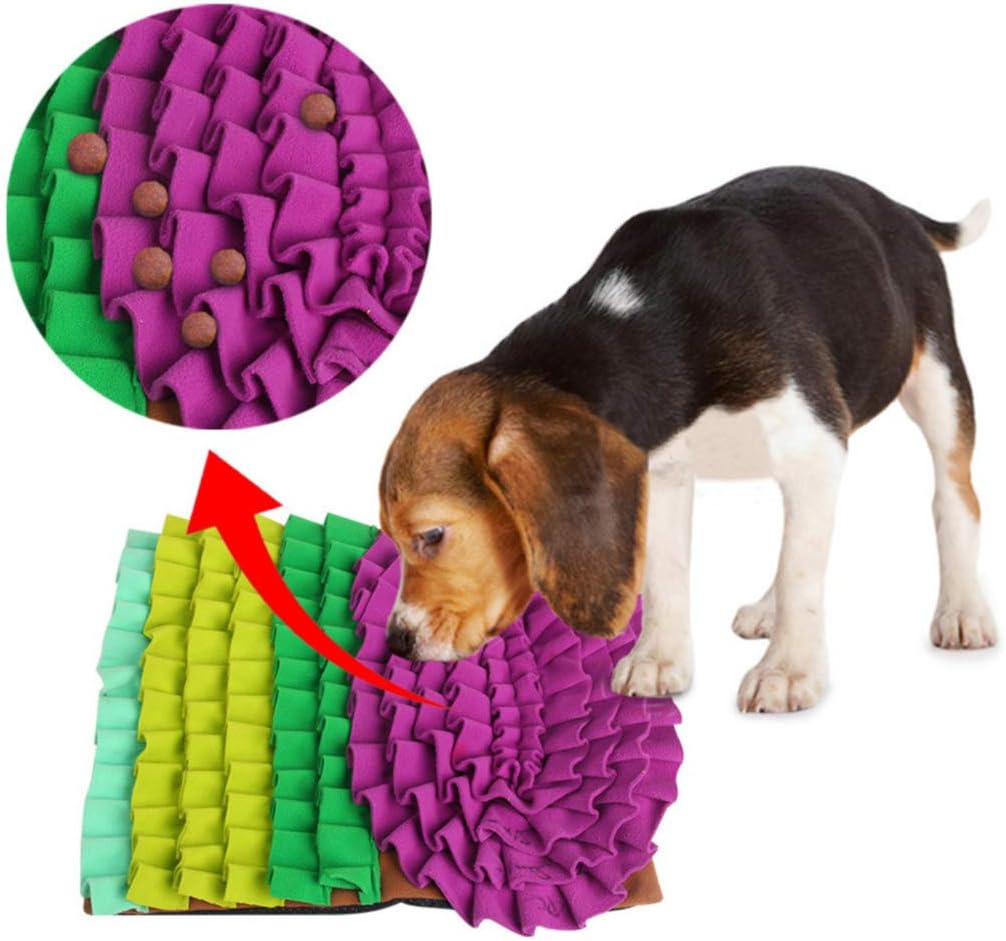Pet Dog Snuffle Mat Nose Smell Intelligence Training Blanket Sniffing Pad Slow Feeding Bowl Food Dispenser Carpet