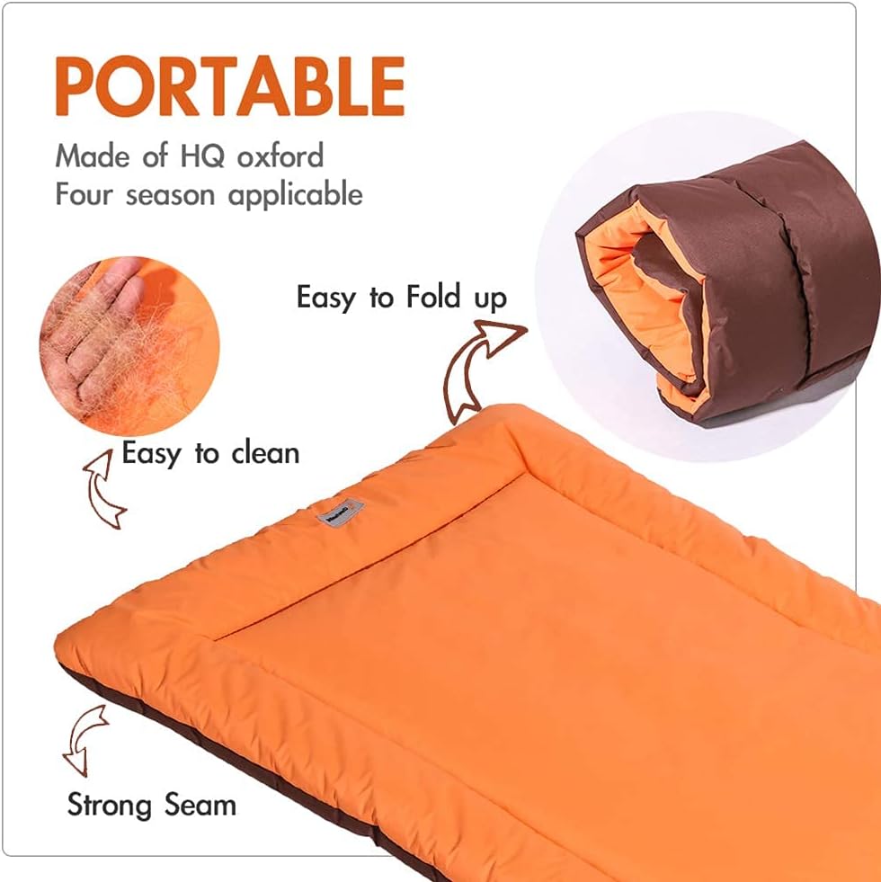 CHEERHUNTING Camping Dog Bed Pet Bed 40”X32”, Outdoor, Waterproof, Washable, Water-Resist, Large, Durable, Portable Travel Pet Mat