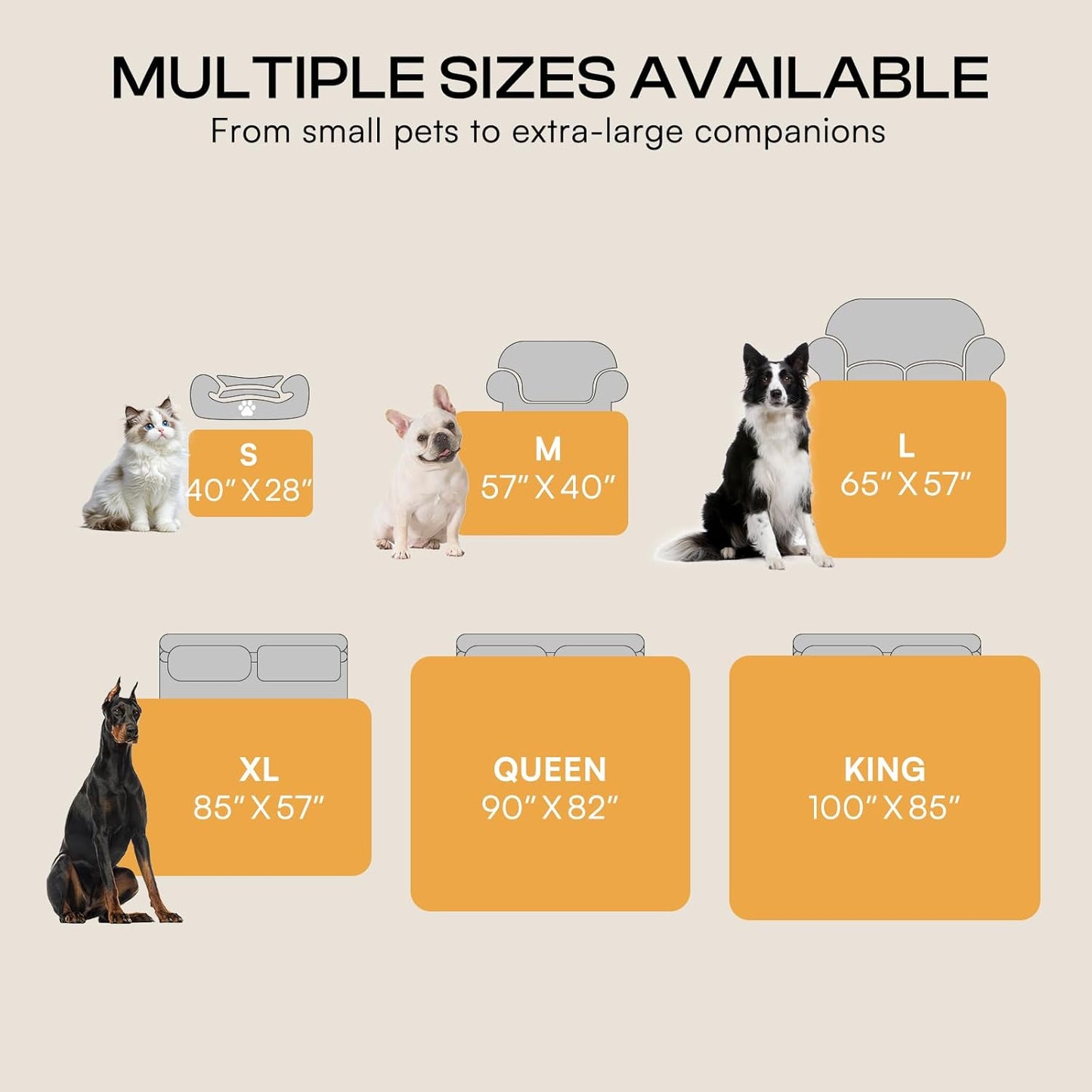 Luciphia Waterproof Pet Blanket, Liquid Pee Proof Dog Blanket for Sofa Bed Couch, Reversible Sherpa Fleece Furniture Protector Cover for Small Medium Large Dogs Cats, Dark Gray X-Large（85" x 57"）
