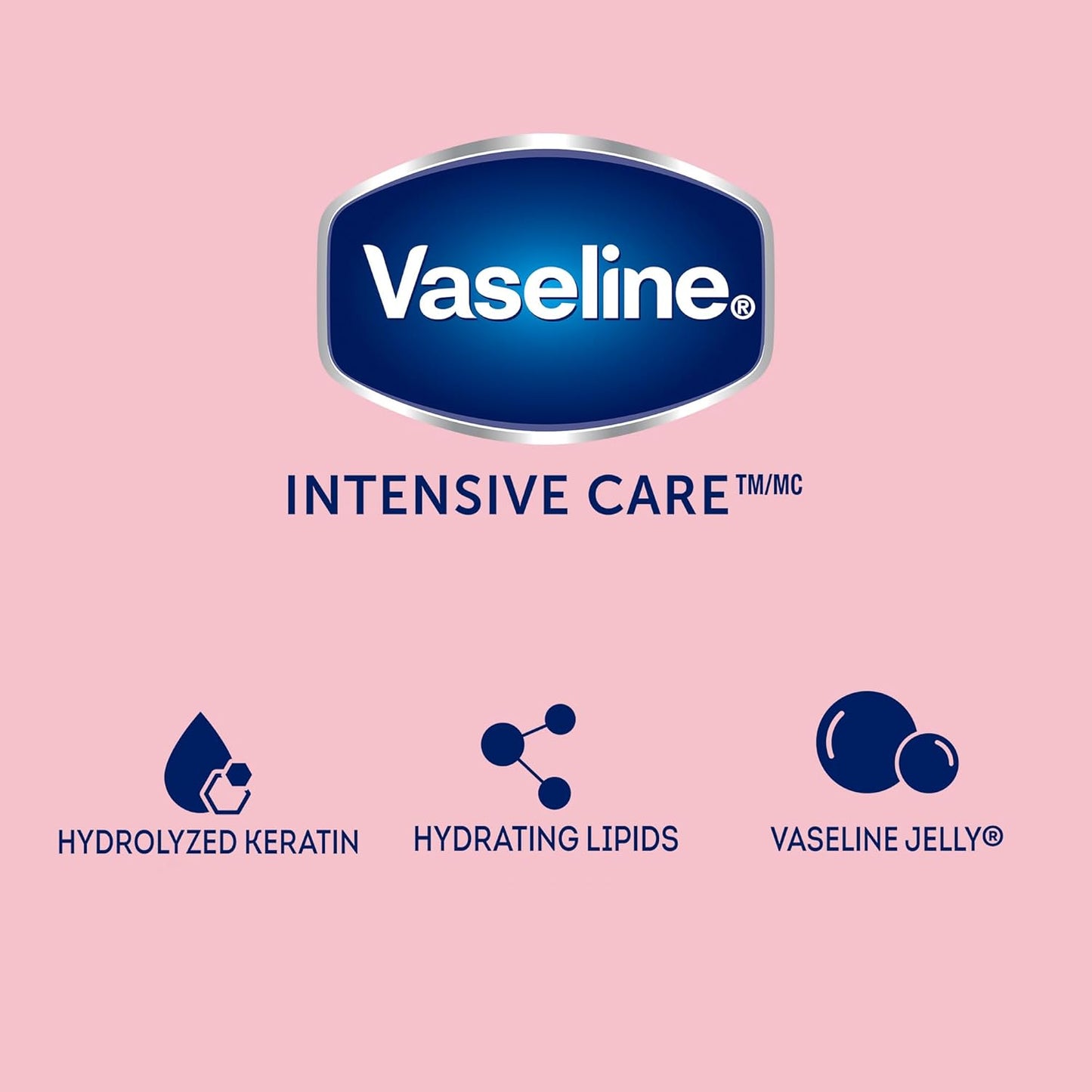 Vaseline Hand Cream 2-Pack – Healthy Hands Stronger Nails with Keratin, 10X Stronger Nails in 2 Weeks, 3.4 Oz Ea