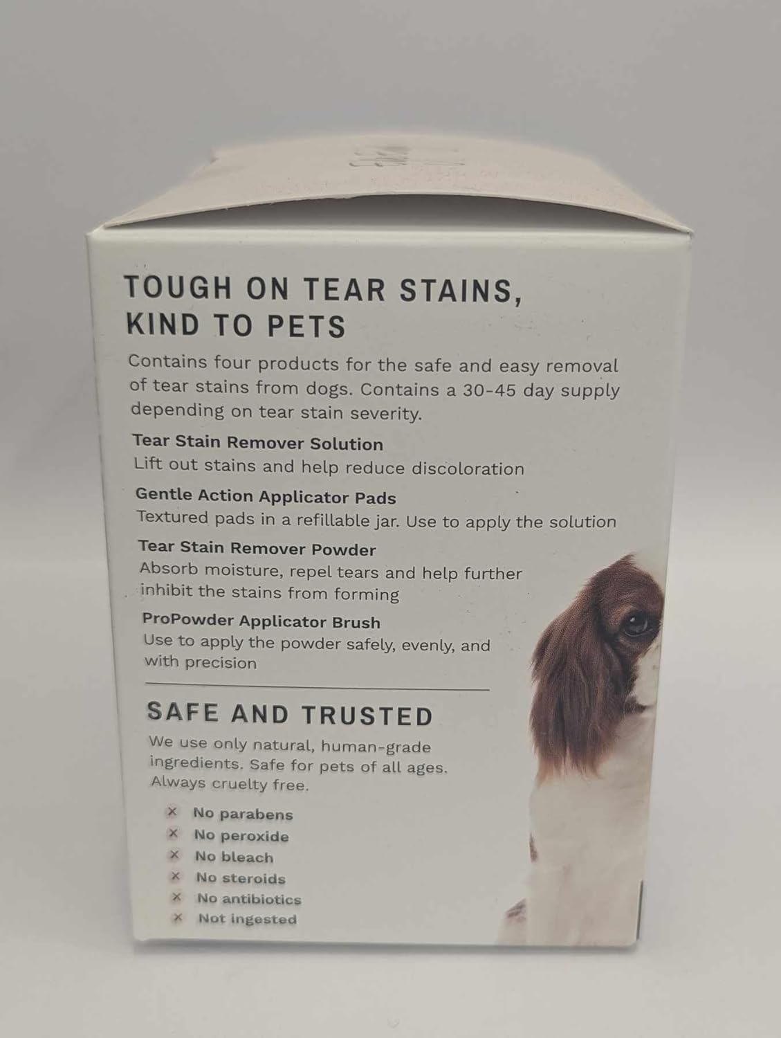 Eye Envy Dog Tear Stain Remover Starter Kit with ProPowder Brush | Stain Solution, Applicator Pads, Stain Powder and Small Applicator Brush | Lasts 30-45 Days