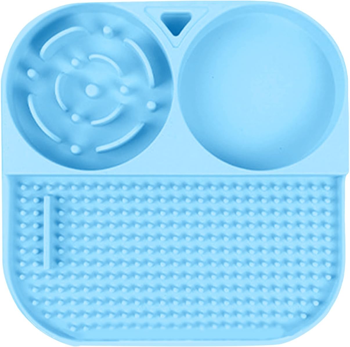 Pet Dining Bowl Food Safe Suction Cup Slow Feed Container Nonslip Base Prevents Overeating Maintains Area Silicone Pet Feeding Mat