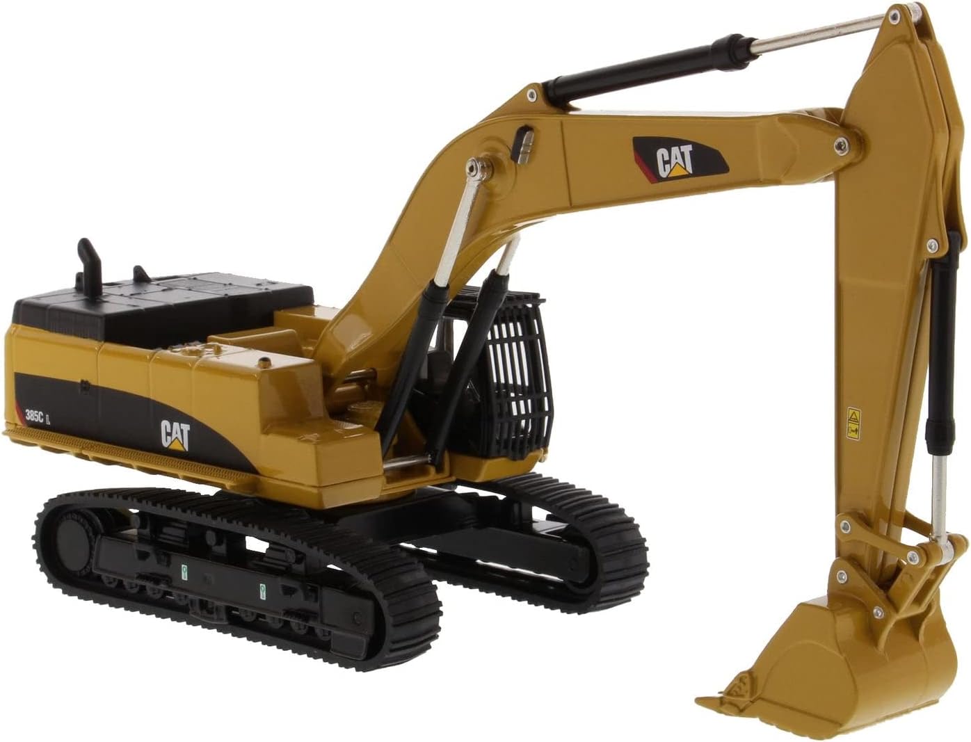 Diecast Masters 1:64 Caterpillar 385C L Hydraulic Excavator, Play & Collect Series Cat Trucks Construction Equipment | Scale Model Collectible 85694