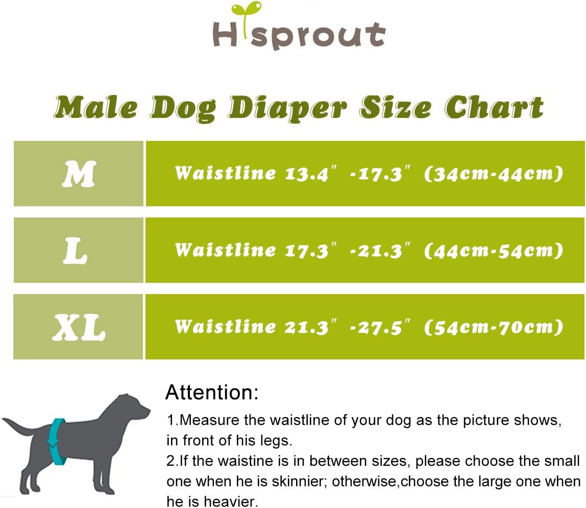 Reusable Male Dog Diaper, Washable Dog Belly Band, Durable and Absorbent Cloth Doggie Belly Wrap (Pack of 3)-Dreaming, XL