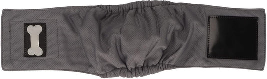 Male Dog Belly Wrap Leakproof Strong Water Absorption Breathable Comfortable Male Dog Belly Band for Small Dogs Puppies Untrained Male Dogs Spot Markers Incontinence (M)