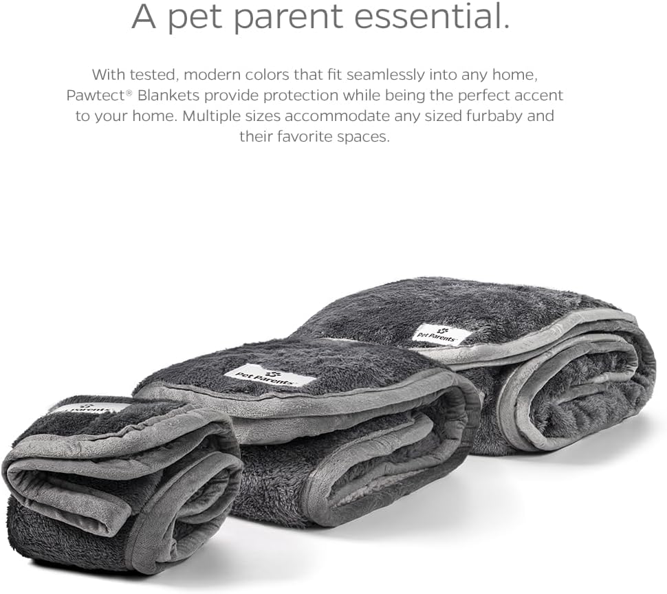 Pet Parents Pawtect Premium Waterproof Cat & Dog Blanket with WickQuick & Sherpup Technology, Puppy & Cat Blanket, Choc 32x40