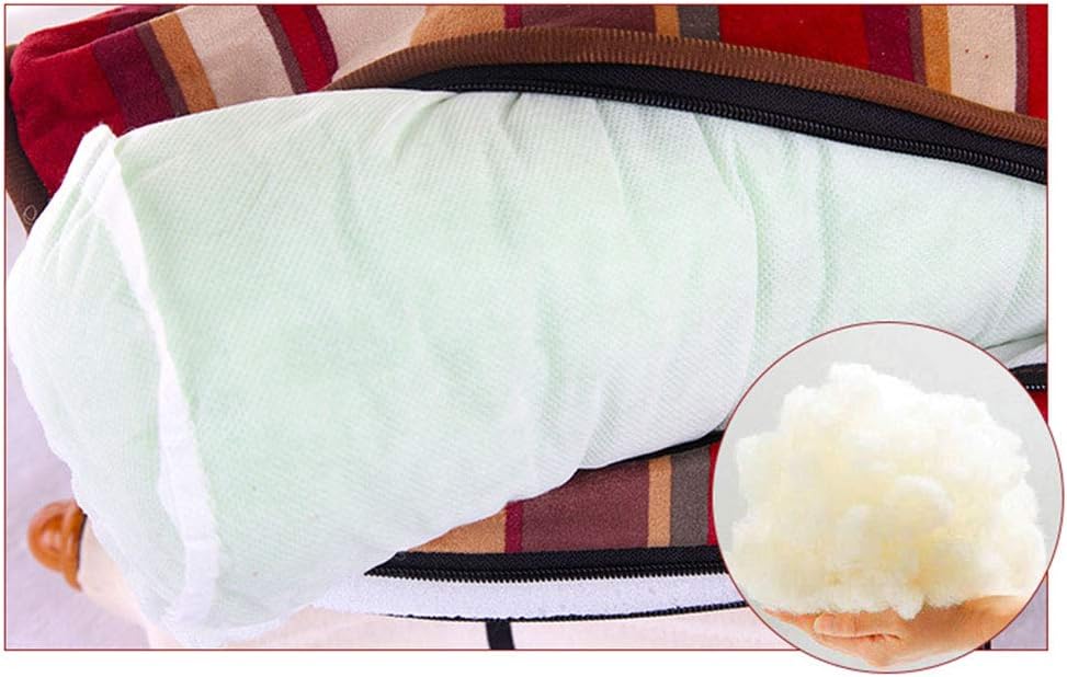 Dog Bed Pet Bed with Removable Washable Cover Large Dog Beds Washable with Removable Cover Nonskid Bottom and Squeaker Toy as Gift (Brown Medium)