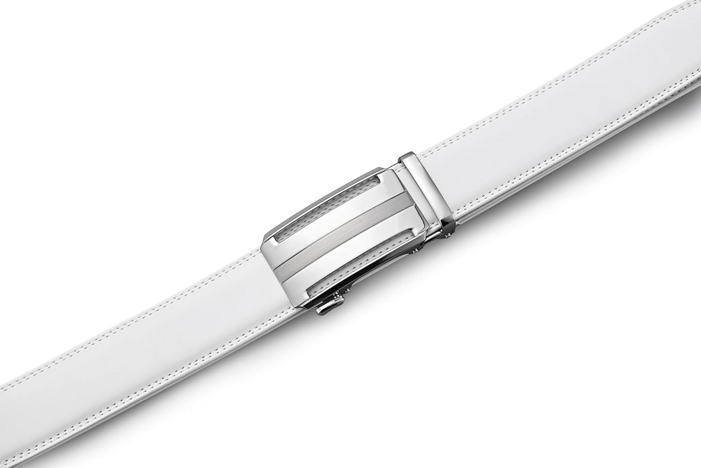 Men's Belt, Ratchet Dress Casual Belt with Adjustable Automatic Buckle Trim to Fit
