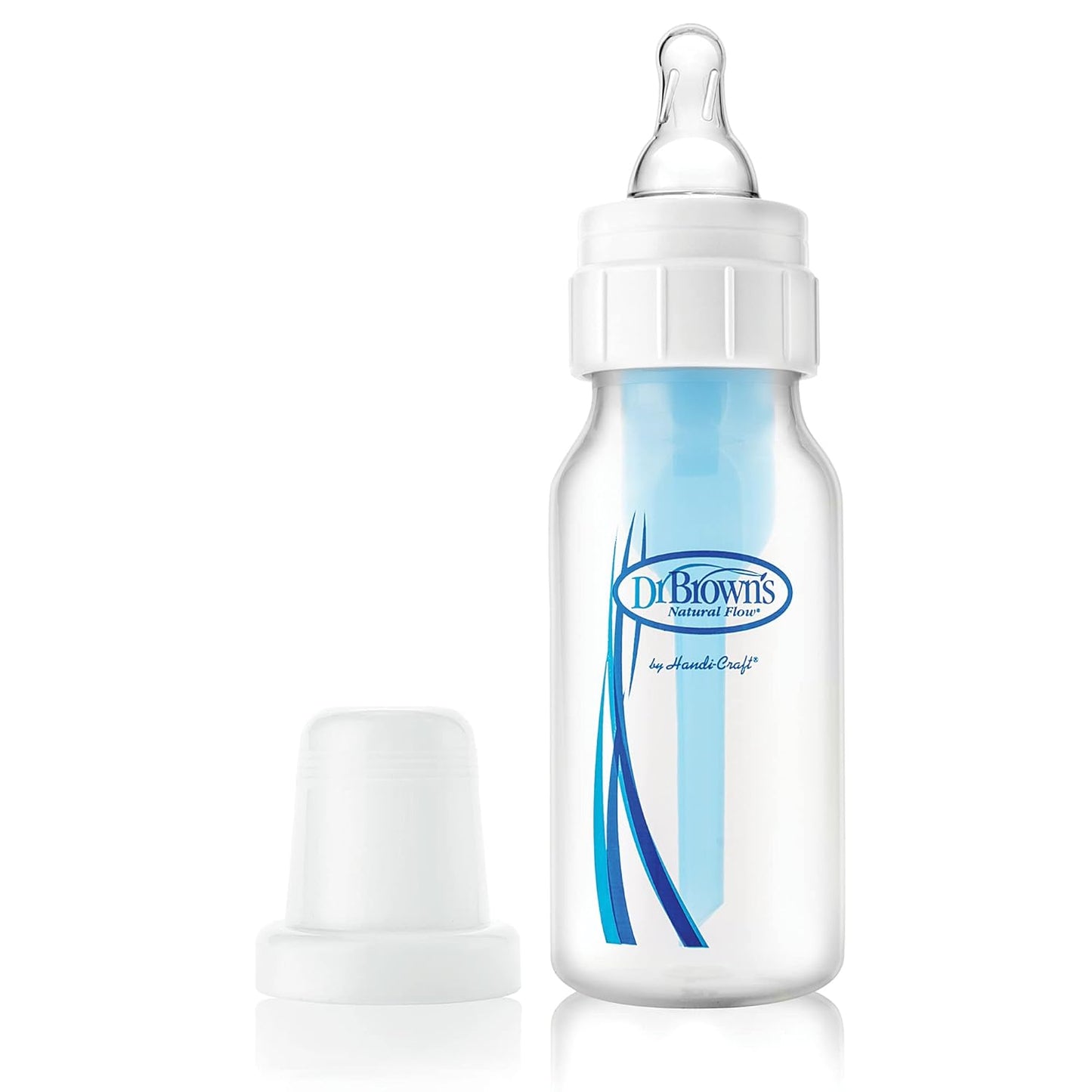 Dr. Brown's Specialty Feeding System Starter Kit, Narrow Baby Bottles, Infant-Paced Feeding Valve, Oral Feeding Solution for Infants with Cleft Lip, Tongue Tie, Lip Tie, 0m+
