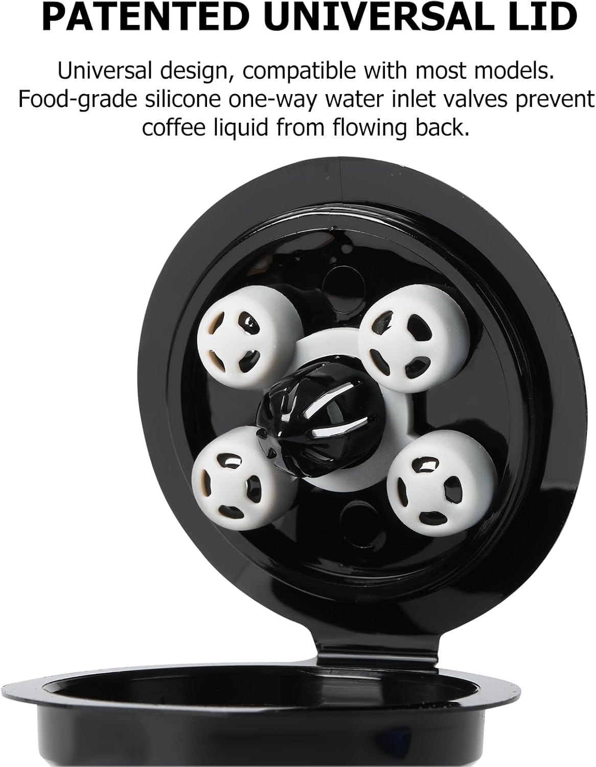 Reusable K Cups for Keurig, 2-Pack Refillable Coffee Pods with 5 Holes, Compatible with Keurig K Supreme, K Slim, K-Duo Hot & Iced Gen2, K-Brew Chill (MultiStream Technology)