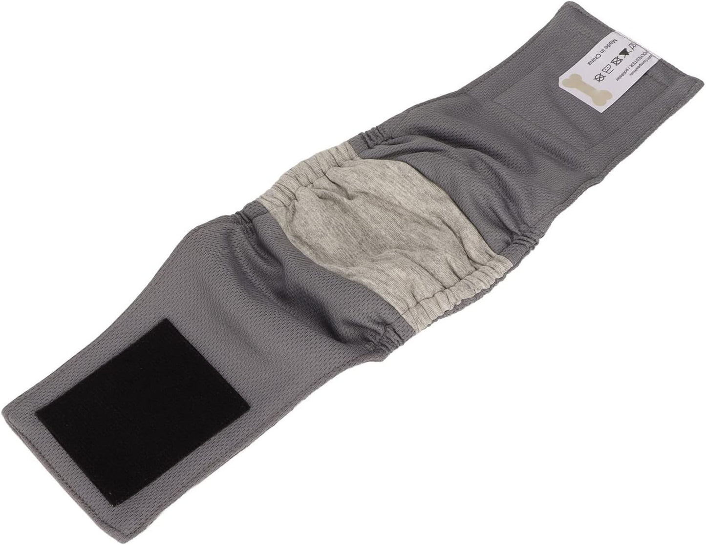 Male Dog Belly Wrap Leakproof Strong Water Absorption Breathable Comfortable Male Dog Belly Band for Small Dogs Puppies Untrained Male Dogs Spot Markers Incontinence (M)