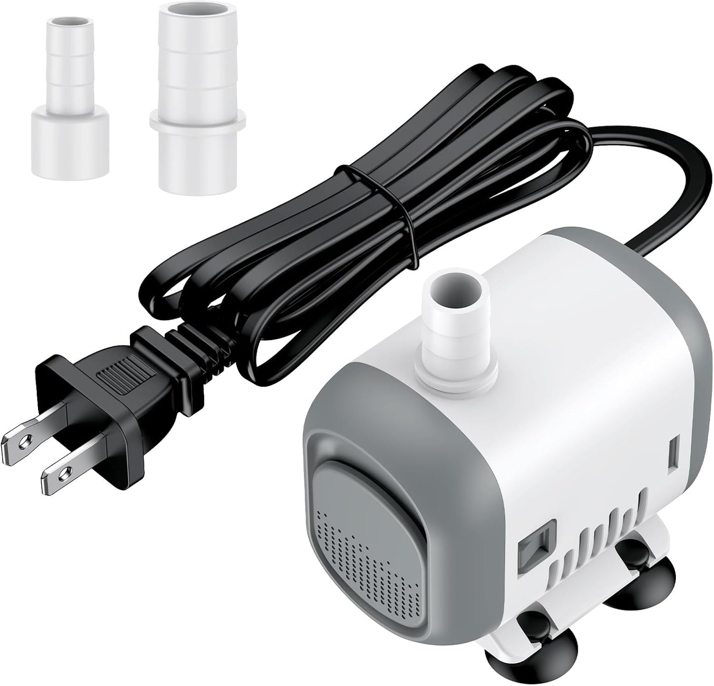 Pawfly Small Fountain Pump, 240 GPH Submersible Water Pump for Fountain, 12 W Mini Water Pump with 3.9 ft. High Lift, Quiet Water Fountain Pump for Aquarium Fish Tank & Waterfall