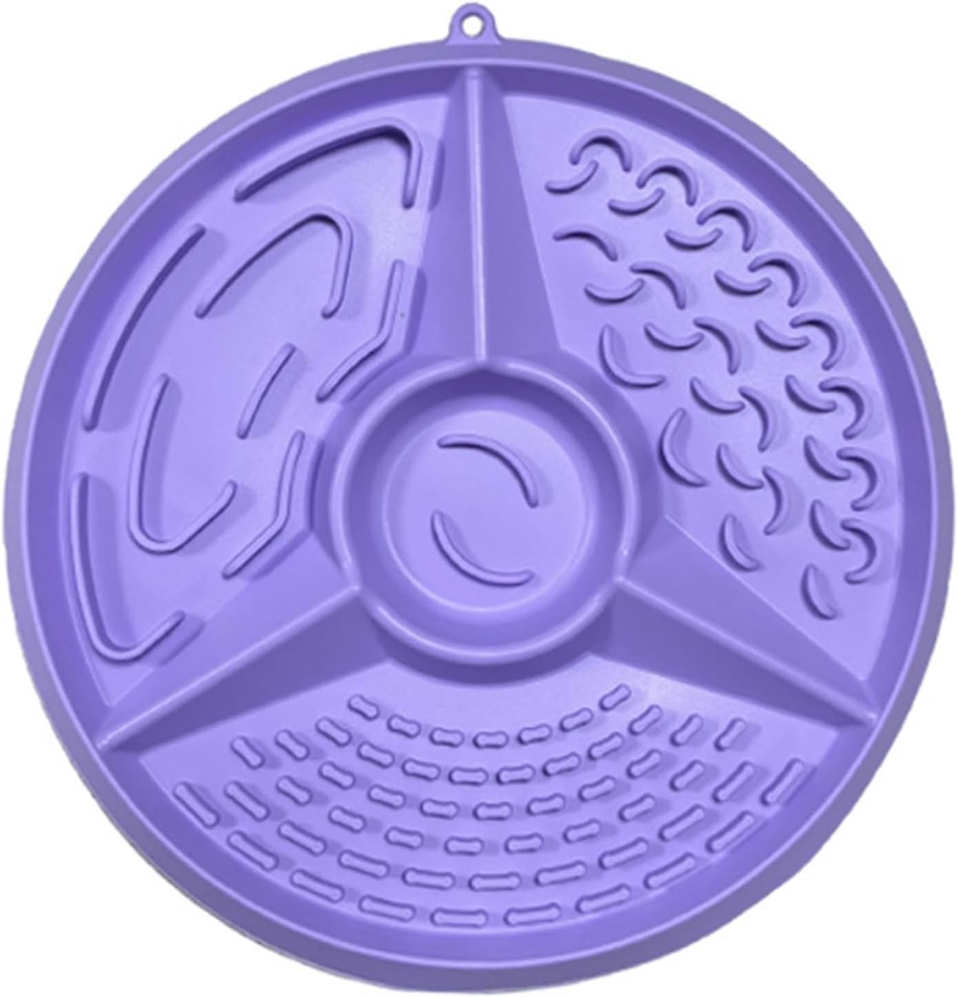 TiaoBug Anti-Gulp Slow Feeder Dog Bowl Silicone Maze Puzzle with Non-Slip Bottom Promotes Healthy Purple One Size