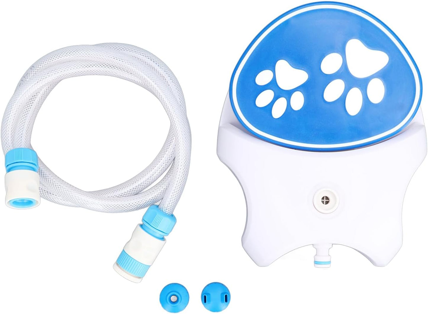Dog Water Fountain Step On Outdoor Pet Sprinkler Activated Drinking Water Toy Water Dispenser Automatic Dog Water Sprinkler with Hose