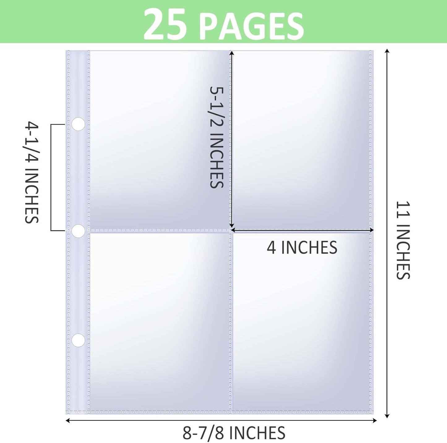Seed Organizer Garden Seeds Storage Clear Sheet Protectors with 8.5x11 Binder, Seed Packet Organizer Kit