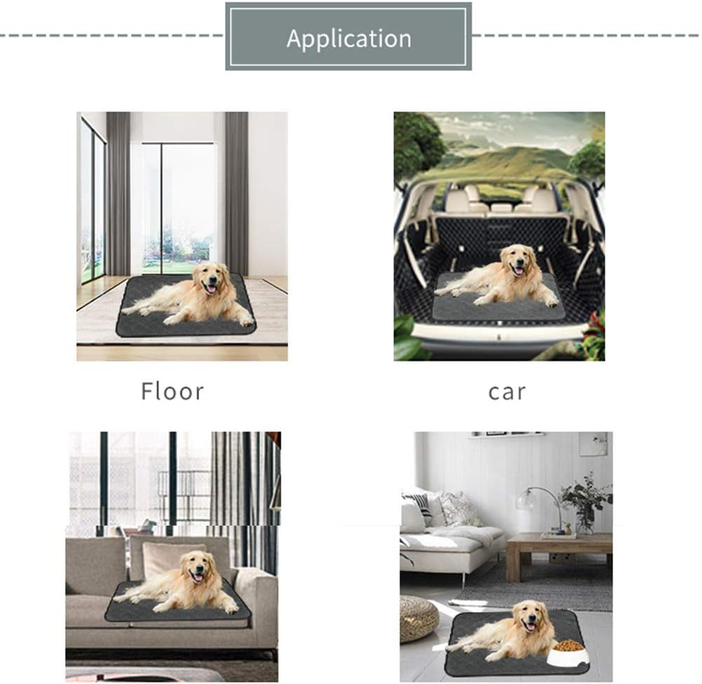 Pee Pads for Dogs Reusable Dog Training Pads Waterproof Dog Pee Pads Leak-Proof Absorbent Puppy Pee Pads Travel Pads (120 * 150cm)