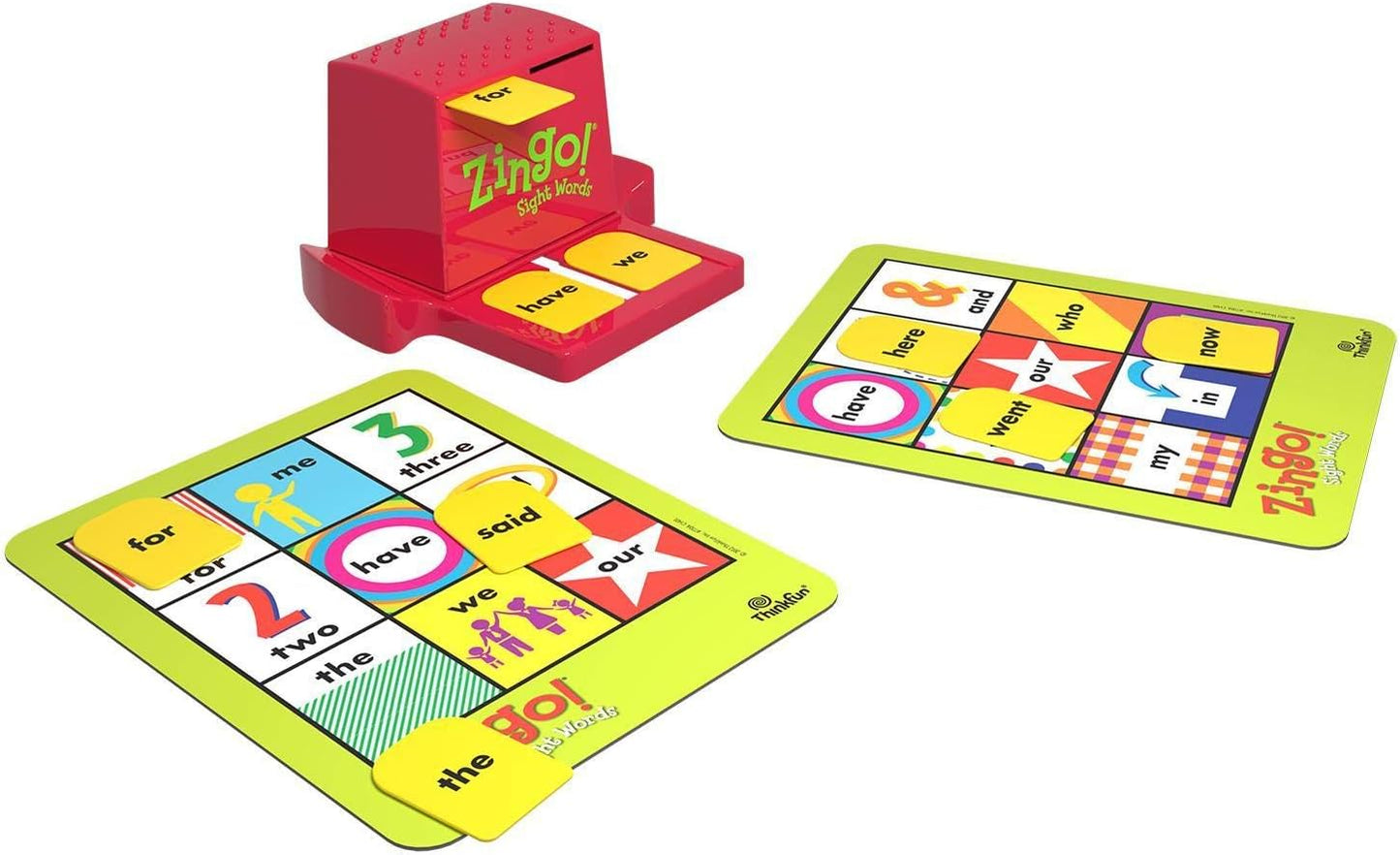 ThinkFun Zingo Sight Words Award Winning Early Reading Game for Pre-K to 2nd Grade - Toy of the Year Finalist, A Fun and Educational Game Developed by Educators for Boys and Girls