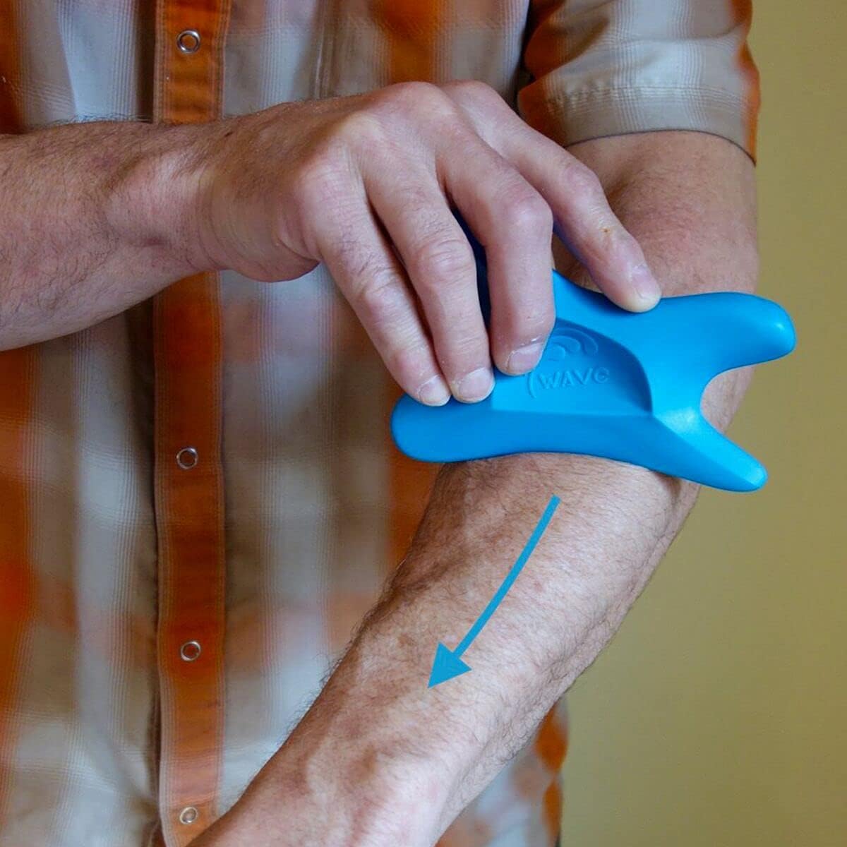 The Wave Tool, The Ultimate Soft Tissue Release Tool. Patented, Ergonomic Scraping and Massage Tool for Trigger Points, fascial Release, Muscle Aches, Pain, tendonitis, Scar Tissue, Athletic Recovery