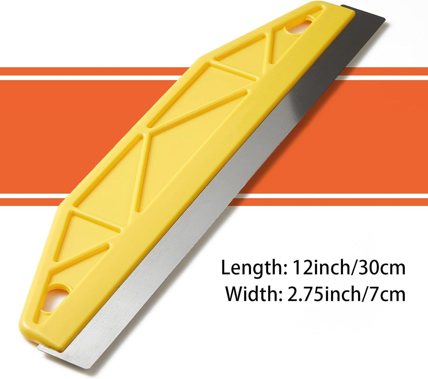 Painter's Trim Guard 12 Inch Paint Shield, Edge Painting Tool for Walls, Professional Paint Edger Tool for Precise Trimming(Yellow)