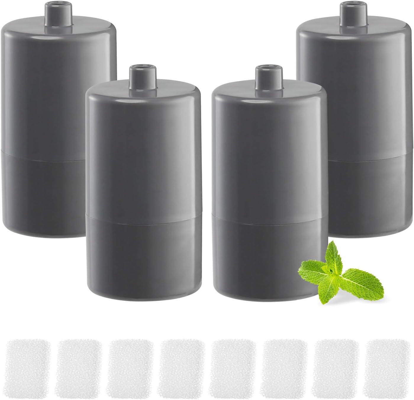 iPettie Water Fountain Replacement Filters Kits for Cake Pet Water Fountain, IP-WF-S04-F4, 4 x Vertical Filter, 8 x Sponge Filter