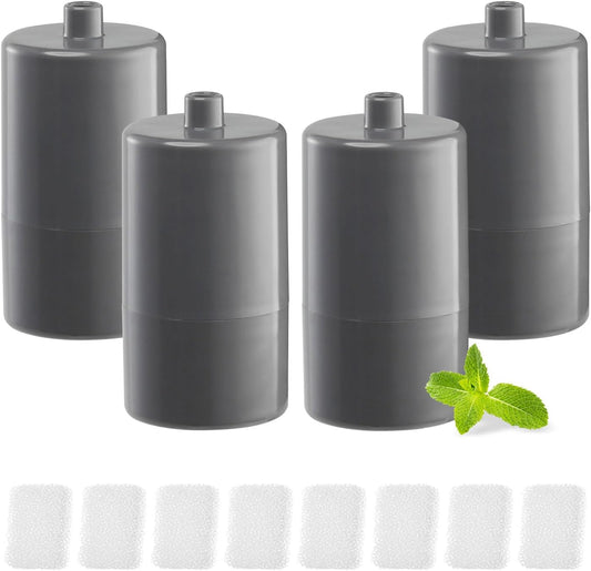 iPettie Water Fountain Replacement Filters Kits for Cake Pet Water Fountain, IP-WF-S04-F4, 4 x Vertical Filter, 8 x Sponge Filter