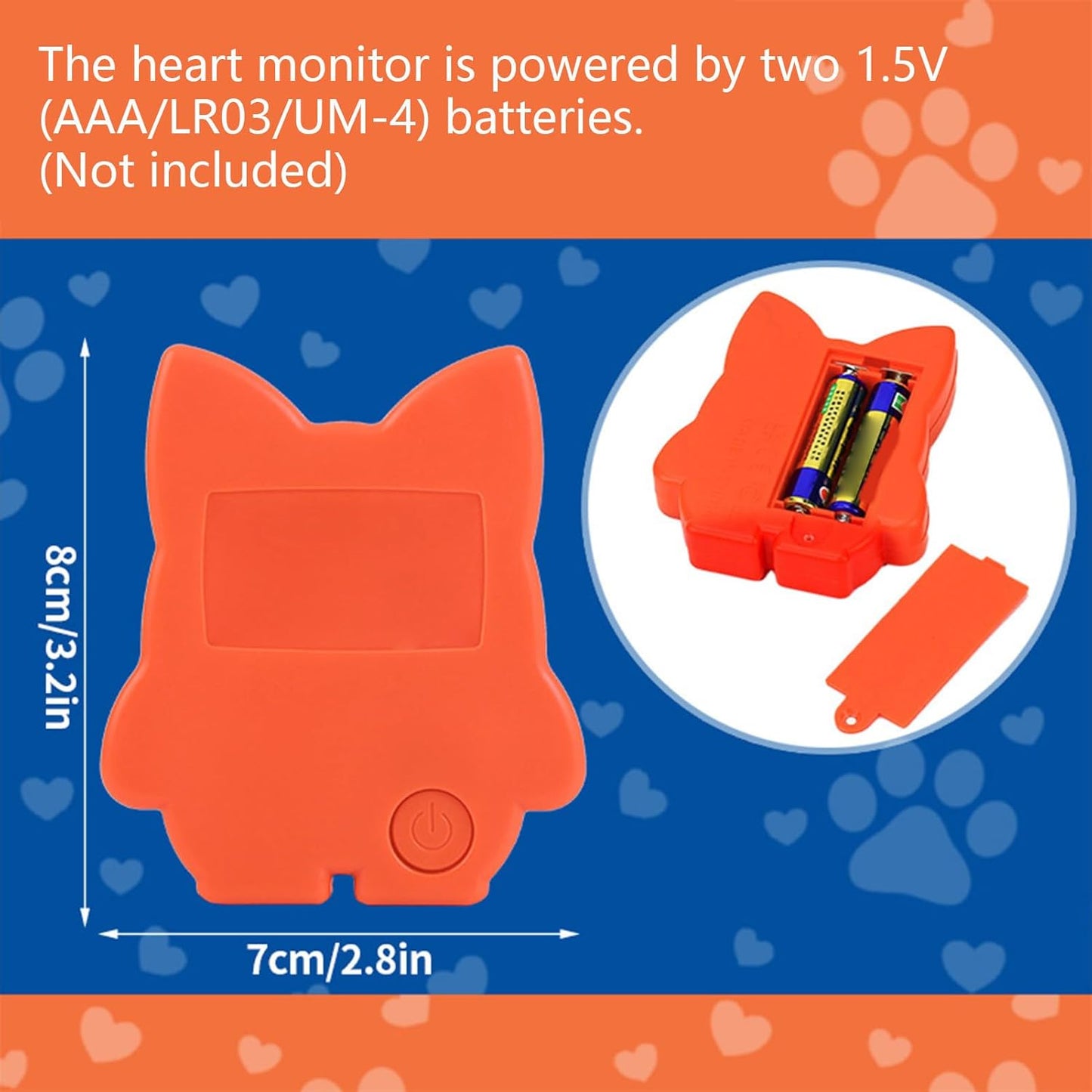 Heartbeat Simulator - Battery Operated Pacifier for Assessment | Plush Toy Heartbeat Simulator with Sturdy and Stylish Structure for Behavioral Training Utility