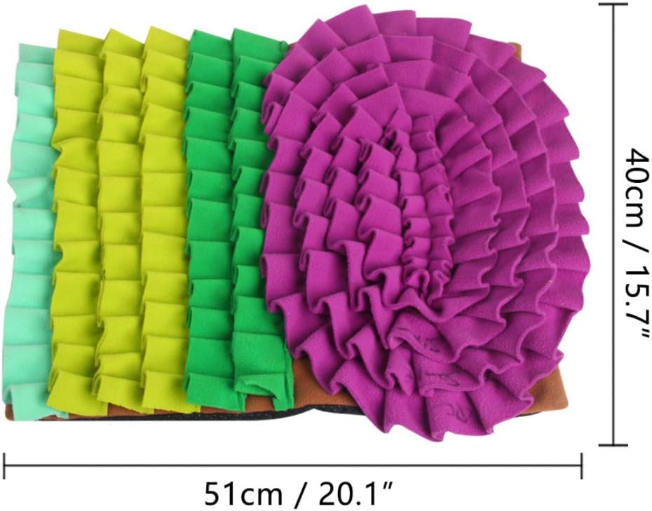 Pet Dog Snuffle Mat Nose Smell Intelligence Training Blanket Sniffing Pad Slow Feeding Bowl Food Dispenser Carpet